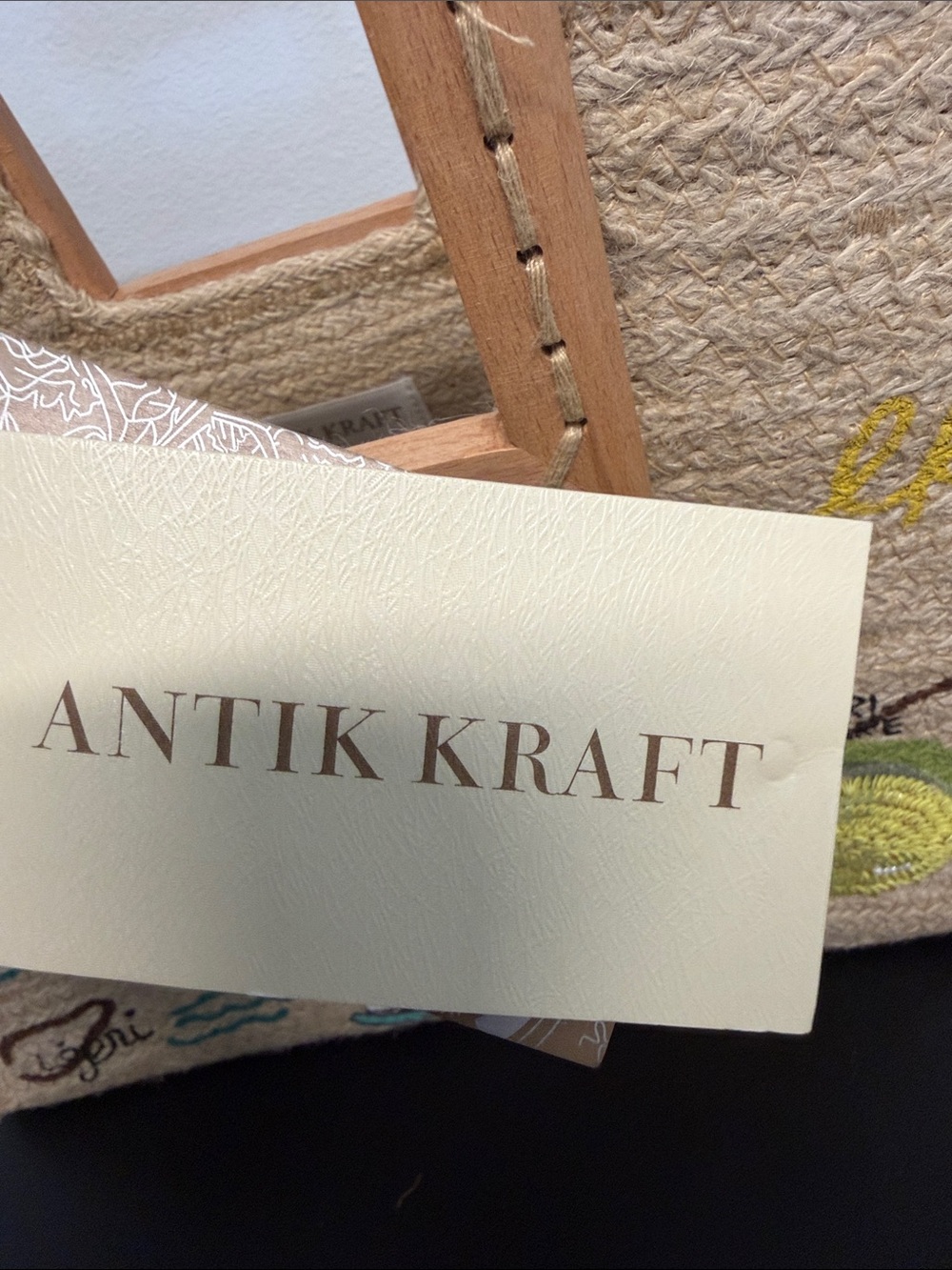 Antik Kraft | Italy Lemon Coastal Summer Beaded Jute Tote 🍋 - Picture 3 of 12